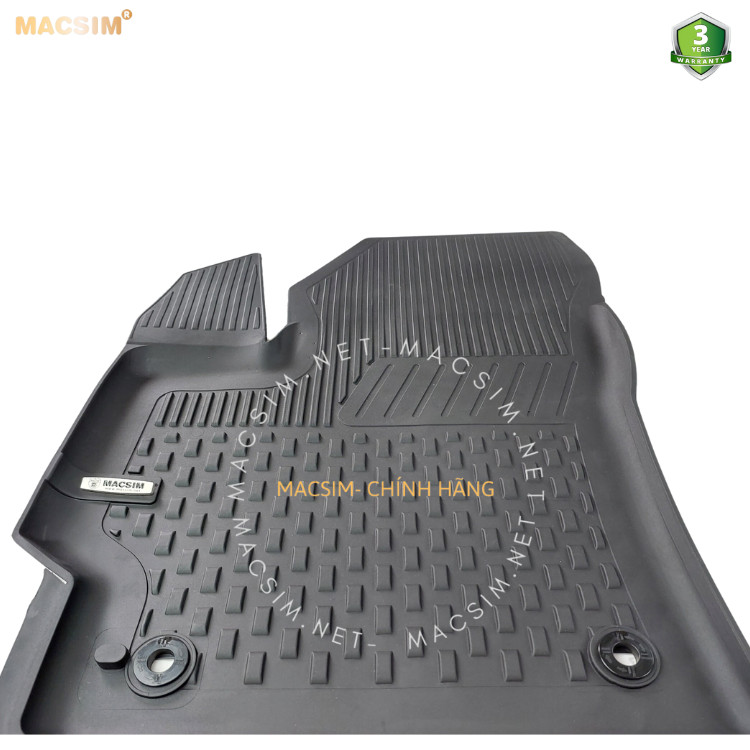 #Toyota Cross, Thảm lót sàn ô tô nhựa TPE Silicon Toyota Corolla Cross 2022+ Black Nhãn hiệu Macsim