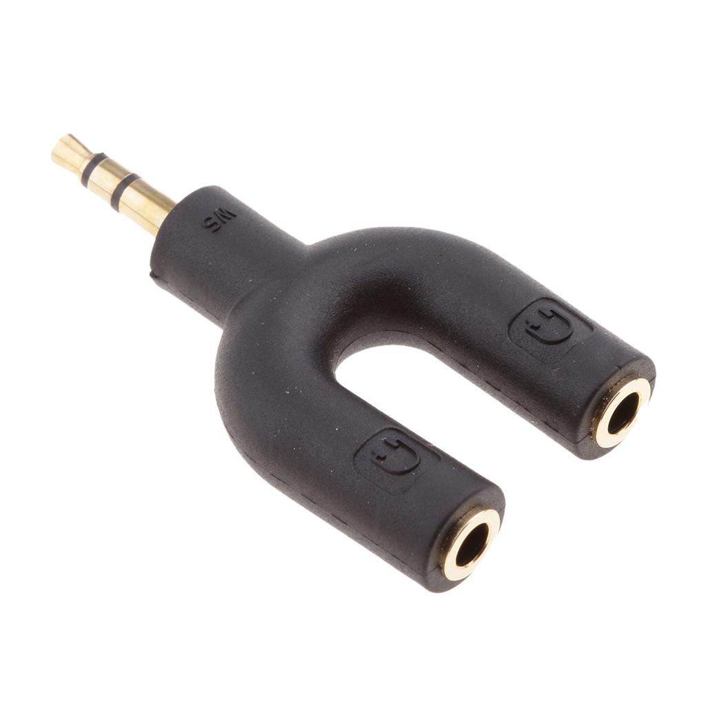 Bộ Chuyển đổi Tai Nghe 3,5 Mm Double Jack Y Audio Splitter