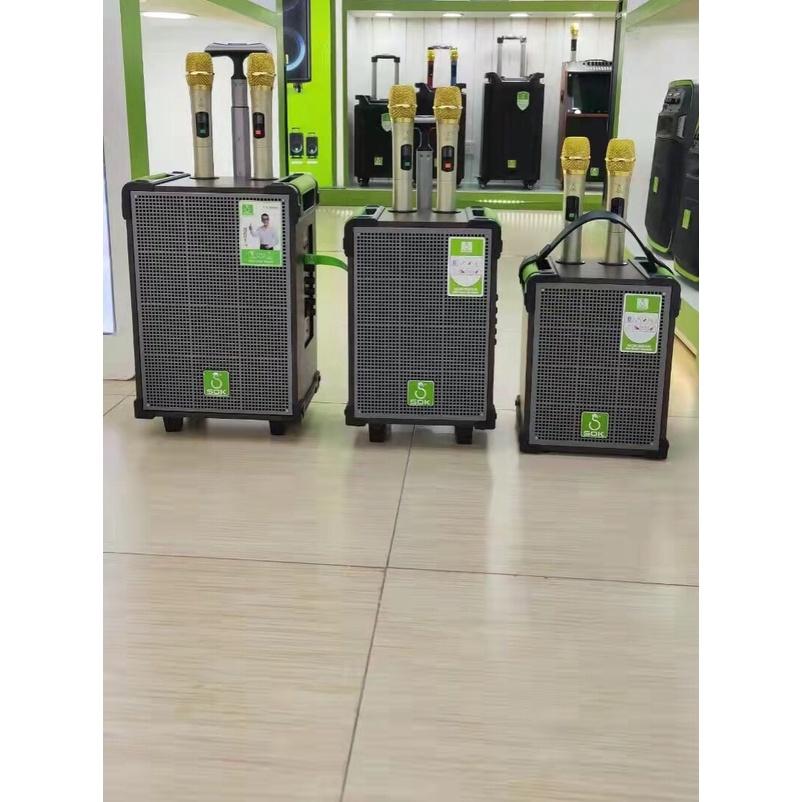 Loa kéo di động SOK NE-338 (Bass 2.5 tấc, 2 micro)