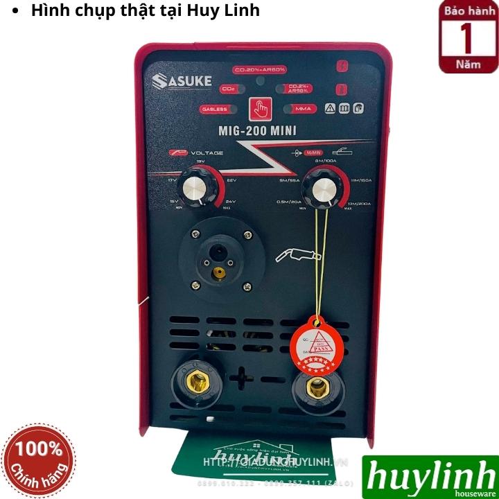 Máy hàn 3 chức năng Sasuke MIG 200 mini NEW - Tặng kèm 1 cuộn dây 1kg - Dây MIG rời 3 mét - Hàng chính hãng