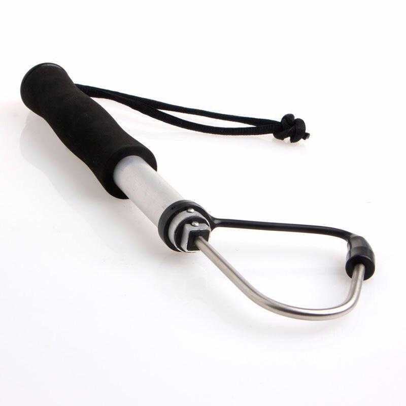 Telescopic Spear Hook Fishing Gaff Stainless Holder Fishing Spear Crank Aluminum Alloy Spear Hook Tackle Fishing Accessories