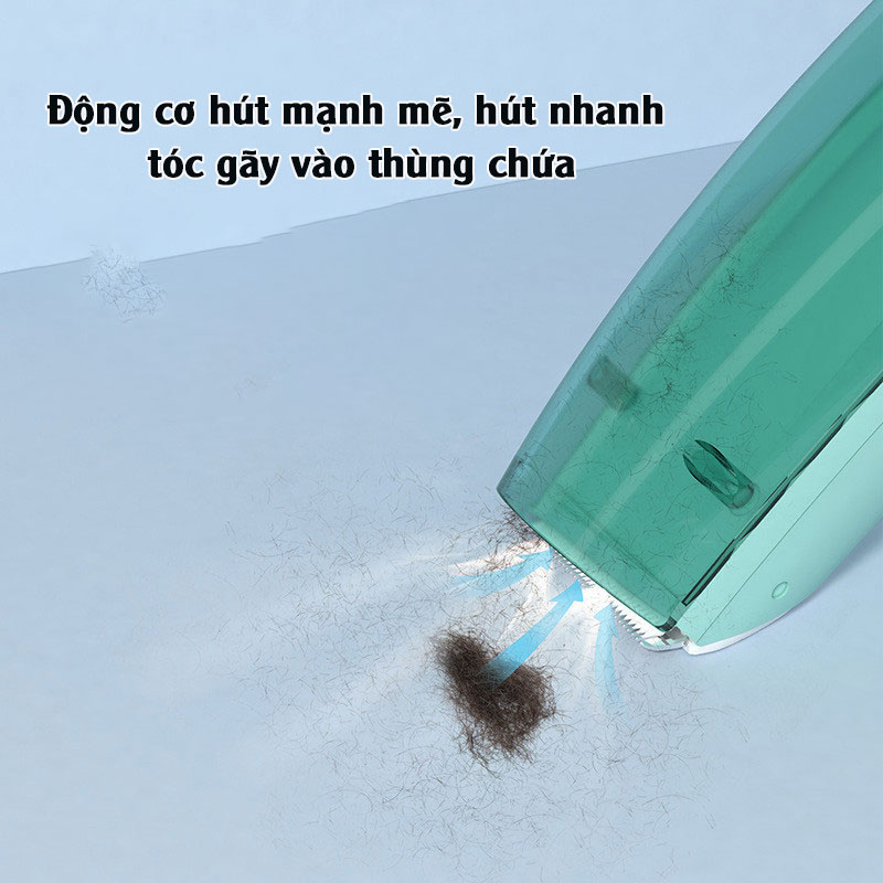 Tông Đơ Cắt Tóc Cho Bé, Dùng Ngay Cả Khi Bé Ngủ, Có Sạc Pin Rời Kèm Bộ Phụ Kiện - 040