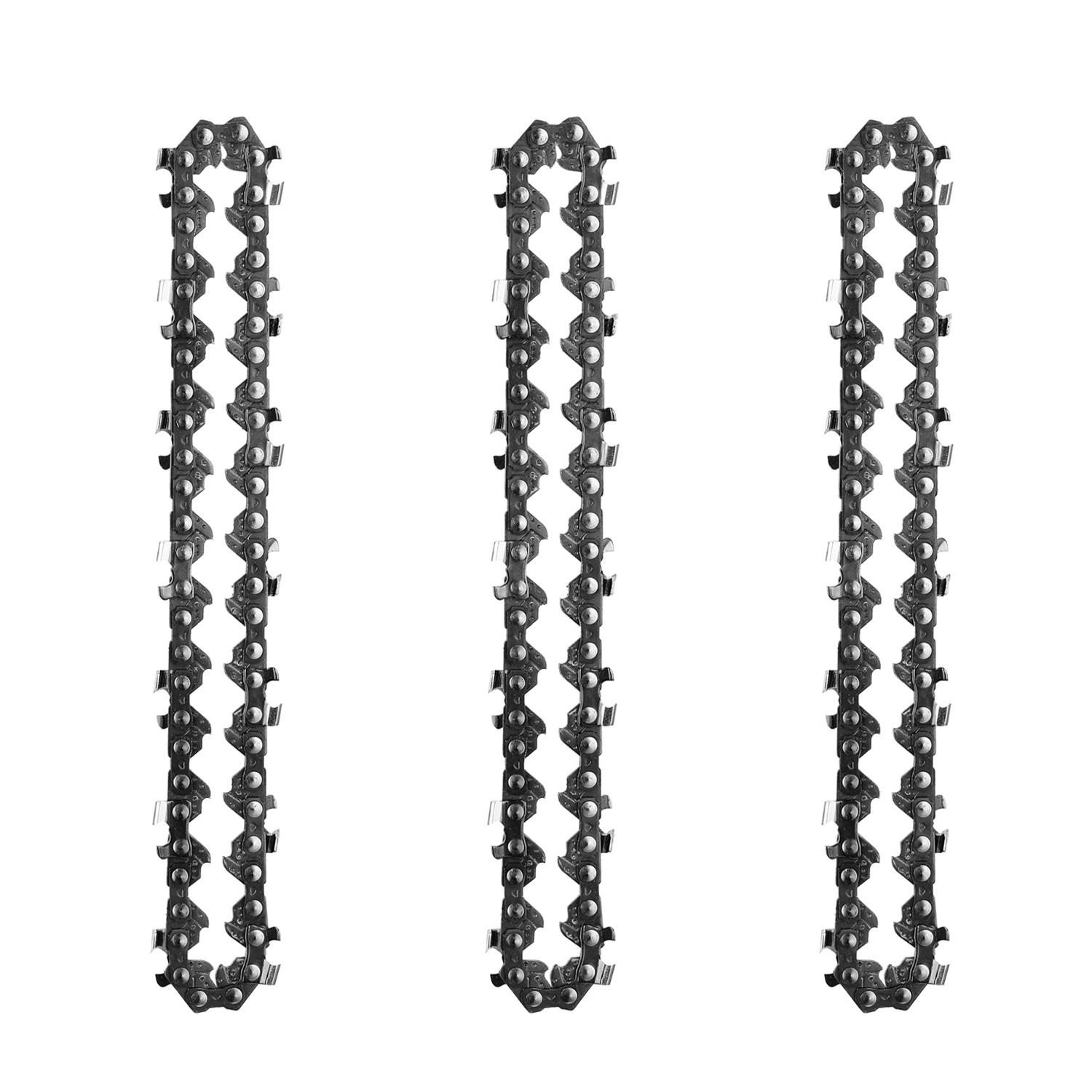 133mm Mini Portable 65#Mn Chainsaw Chain 28E-Chain Link 14T Electric Saw Replacement Accessory for Wood Cutting