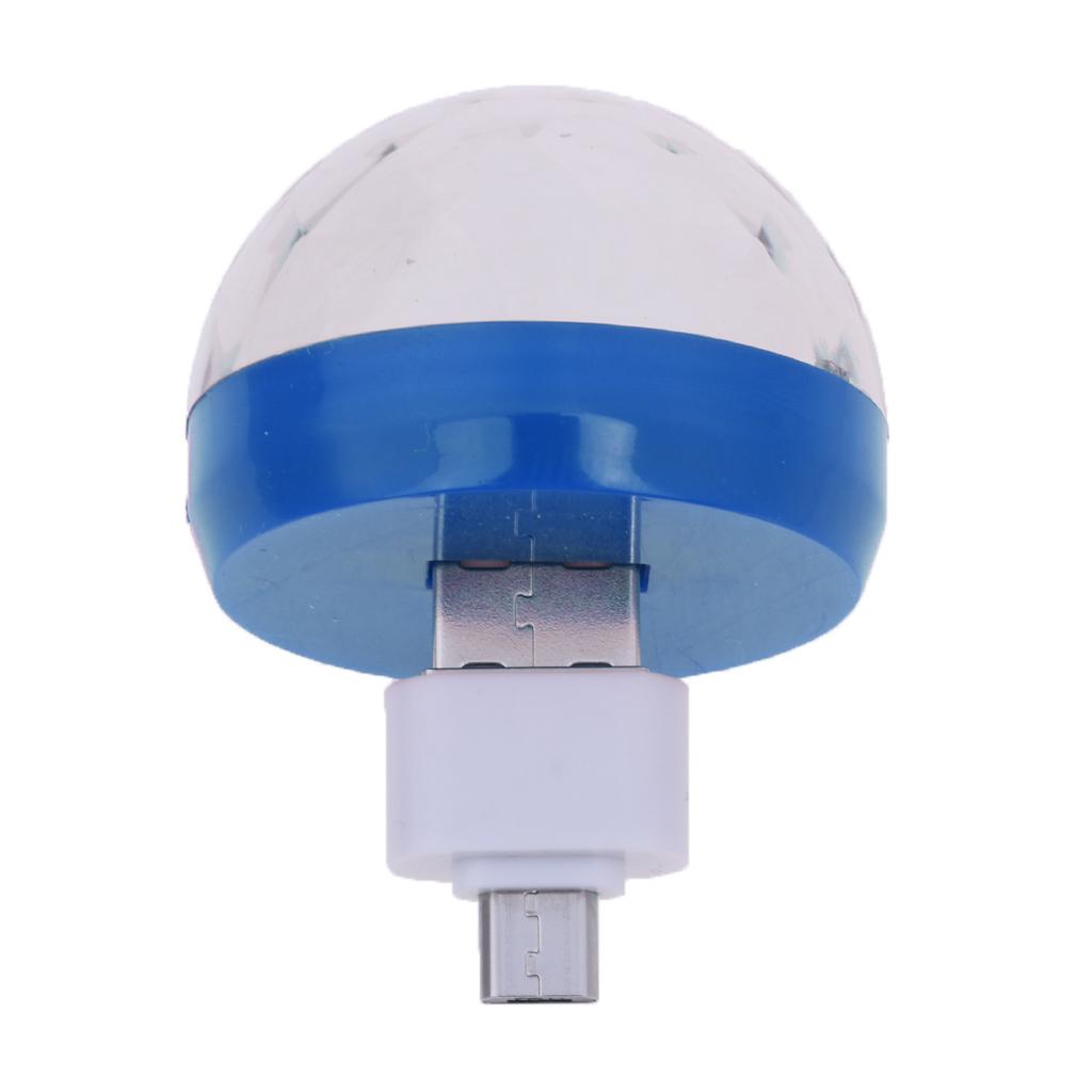 Mini USB Sân Khấu Ánh Sáng Vũ điệu Điều Khiển Bằng Giọng Nói Bóng Ma Bóng đèn RGB Bóng đèn LED