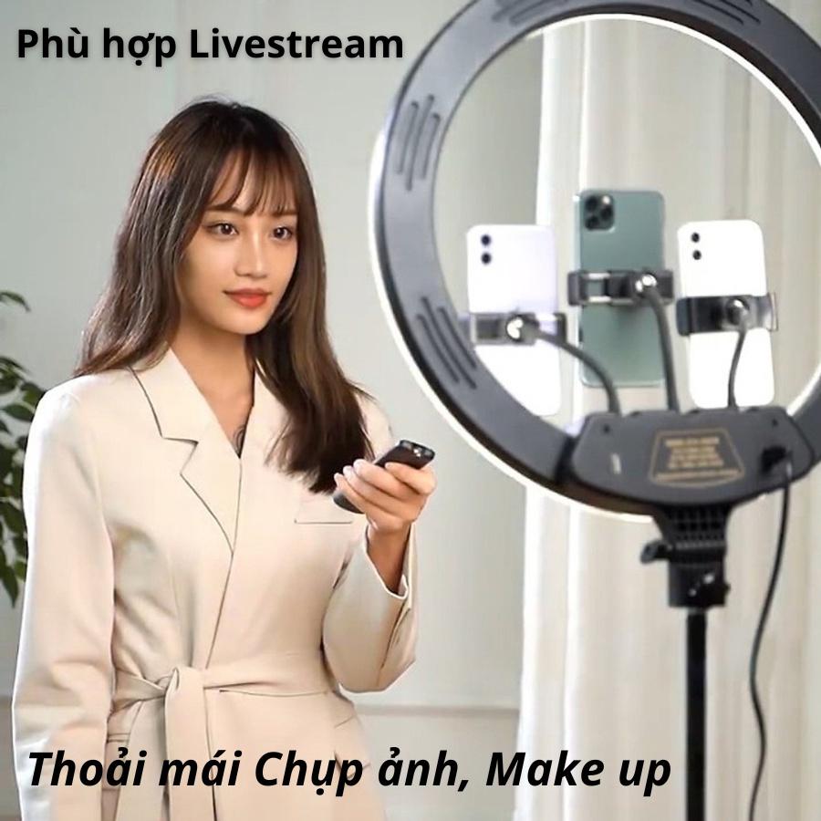 Đèn Livestream Bán Hàng MINPRO Size 30 33 36 45 54 cm, Đèn Make Up Trang Điểm Chụp Ảnh Dễ Dàng Tháo Lắp