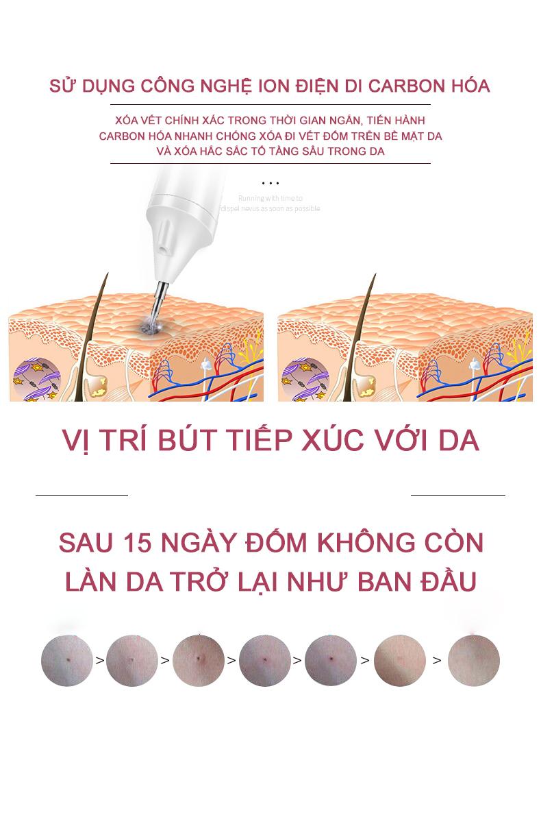 Máy Đốt Nốt Ruồi K-SKIN KD306 Công Nghệ Mới, Loại Bỏ Nốt Ruồi, Mụn Thịt,Mụn Cóc, Tàn Nhang- Hàng Chính Hãng