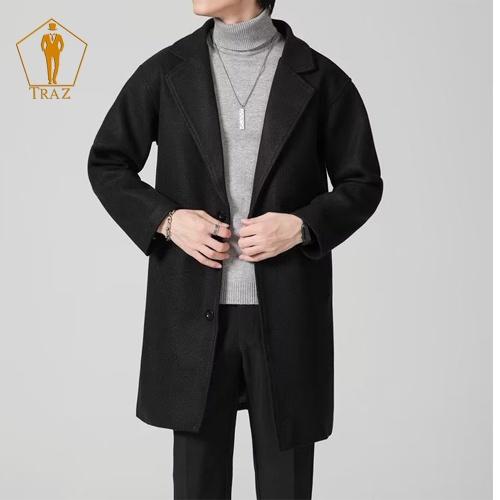 Áo khoác dạ măng tô nam hàn quốc dáng ngắn TRAZ đen xám be mangto trench coat mantle manto big size XXL 3XL 4XL 5XL