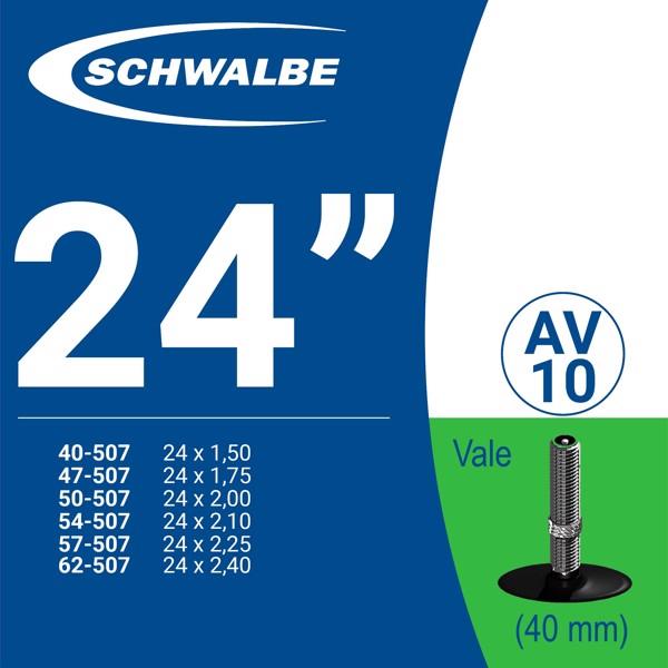 Ruột xe đạp Schwalbe 24” AV10 (40mm)