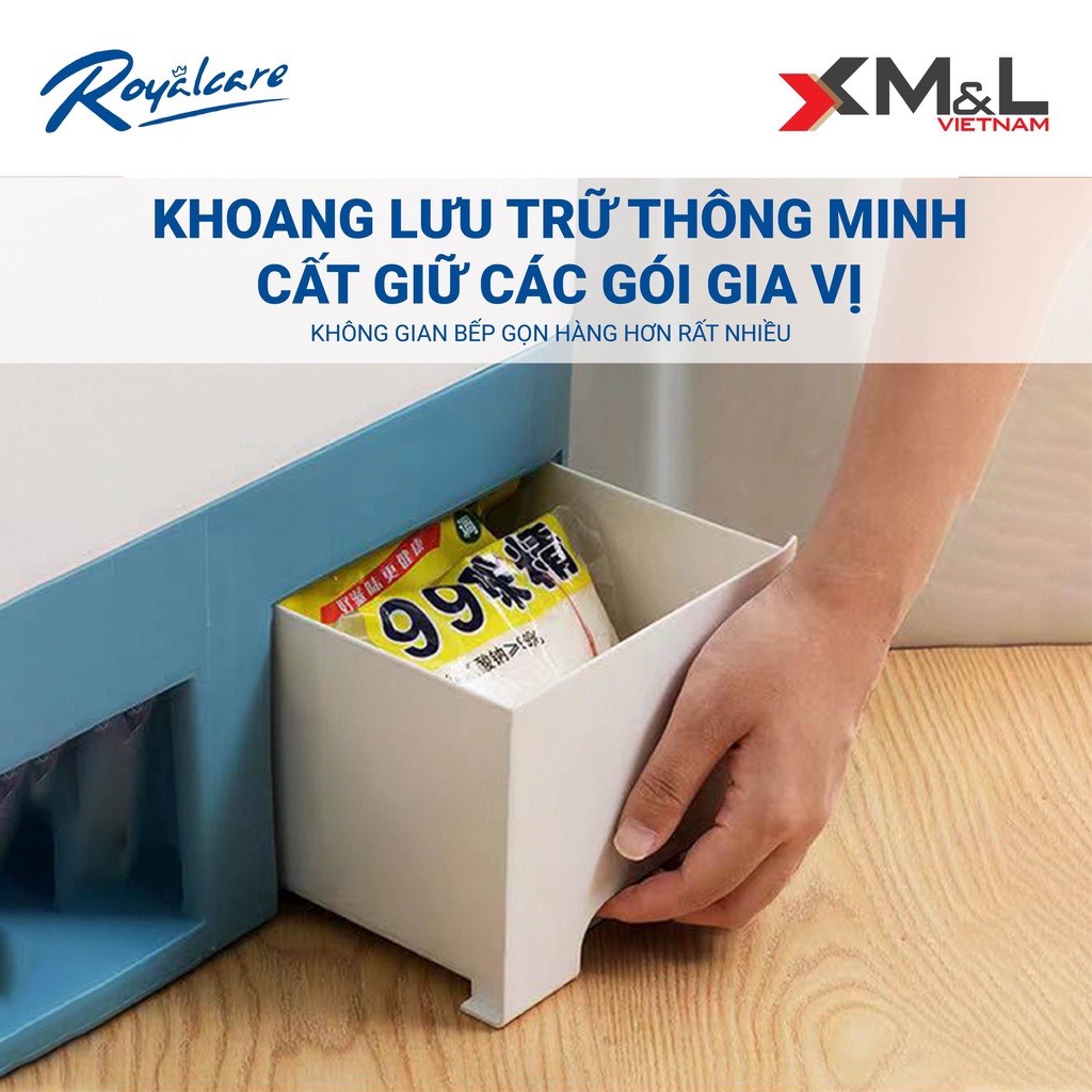 Thùng đựng gạo thông minh M&amp;L 12kg - bao gồm khay đựng ngũ cốc - chống ẩm mốc côn trùng