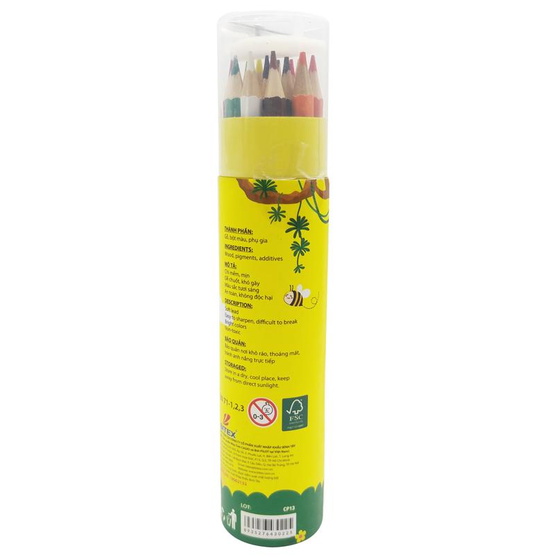 Hộp 18 Bút Chì Màu Kèm Chuốt Chì Gira - Smart Kids CP13