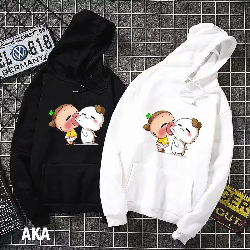 Áo đôi thu đông hoodie