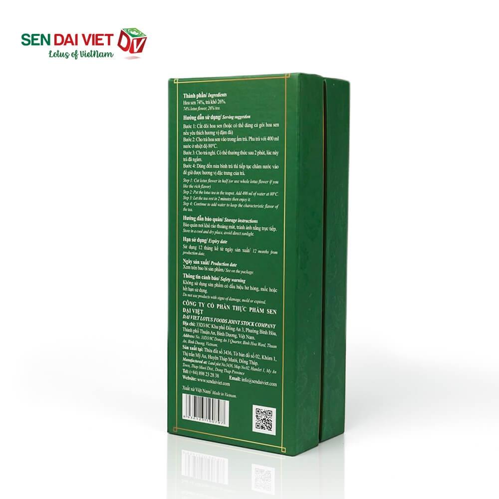 [Mua 1 tặng 2] Trà Hoa Sen Sấy Thăng Hoa- Tinh Hoa Thiên Nhiên Việt, Hộp Quà Cao Cấp, ĐV- Sen Đại Việt- Hộp 1 Bông 16g
