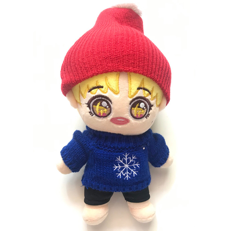 Doll bts jimin doll đồ len tóc vàng