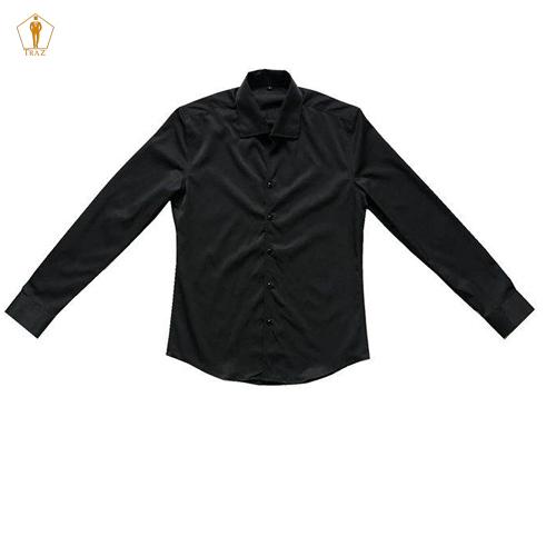 Áo Sơ Mi Nam TRAZ Kiểu Cổ Button Down Mới Hàn Quốc Với Dáng Cổ V Thời Trang Lịch Lãm