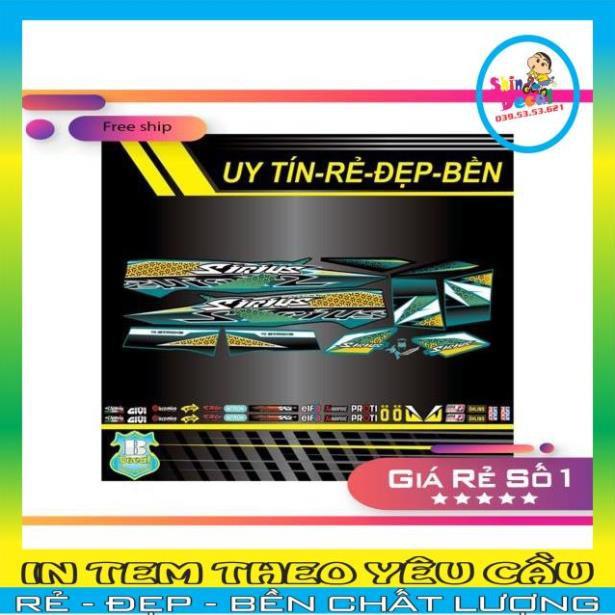 Tem rời Sirius xăng cơ V13