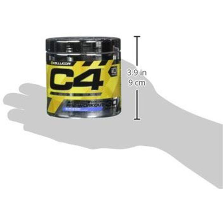 Pre-Workout siêu mạnh C4 Original của Cellucor hương Icy Blue Razz hỗ trợ Tăng Sức Bền, Sức Mạnh đốt mỡ giảm cân 30 lần dùng