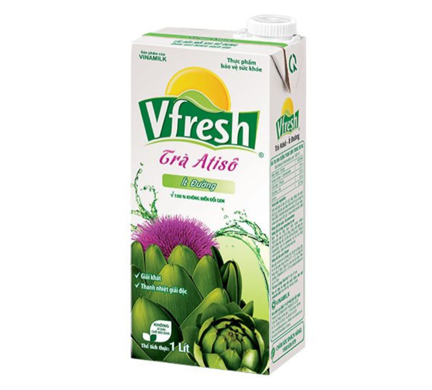 COMBO TRÀ ATISÔ ÍT ĐƯỜNG VINAMILK VFRESH