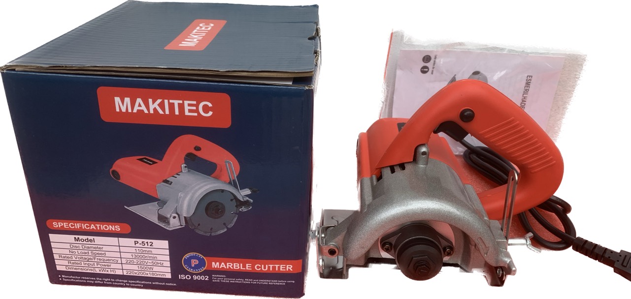 Máy cắt gạch, cắt góc 45 độ - công suất 15000W chính hã.ng MAKITEC GT110, máy lõi đồng chuẩn 100%