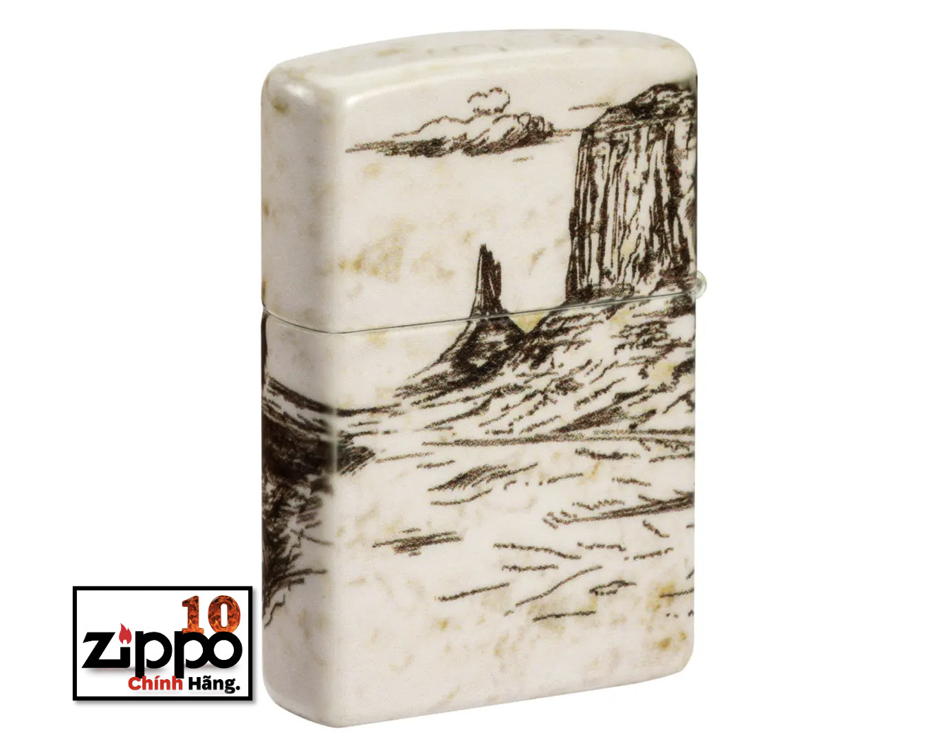 Bật lửa Zippo 48518 Wild West Scene Design - Chính hãng 100%