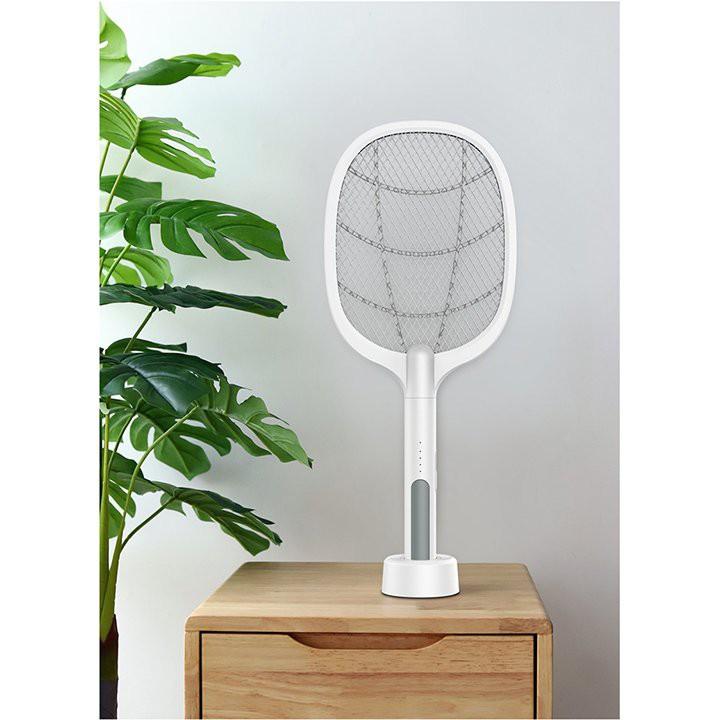 Vợt muỗi cao cấp tự động 2 chức năng, Vợt Muỗi kiêm Đèn Bắt Muỗi 2 trong 1 - Pin sạc cao cấp 1200 mah - Bảo hành 3 tháng