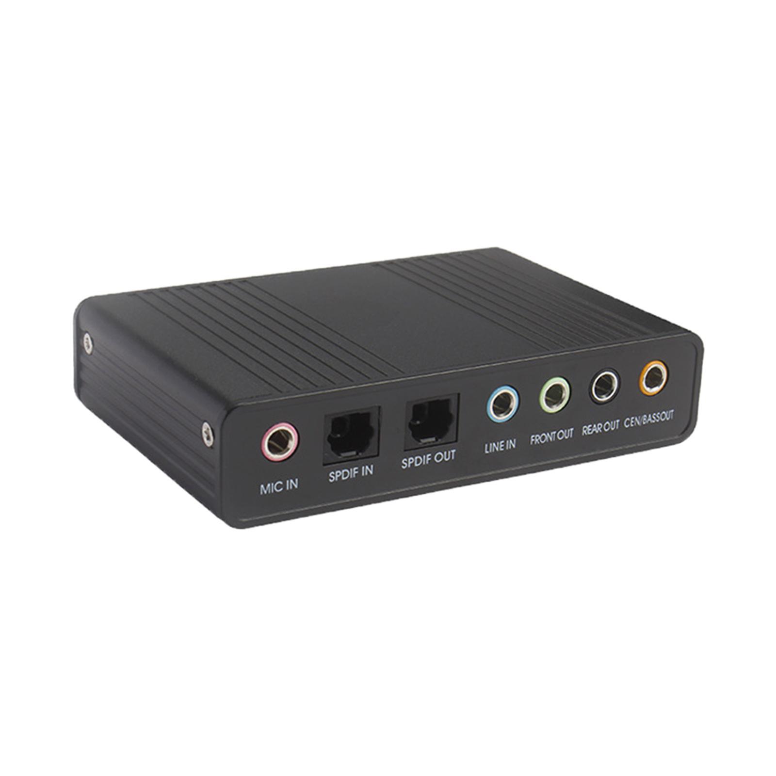 Sound Card Replacement Audio Sound Card Adapter Premium Durable for Laptop PC Desktops