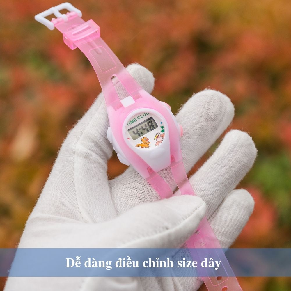 Đồng hồ điện tử UNISEX PAGINI TE02 – Phong cách thể thao – Trang trí các nhân vật hoạt hình cực dễ thương – Ký ức tuổi thơ