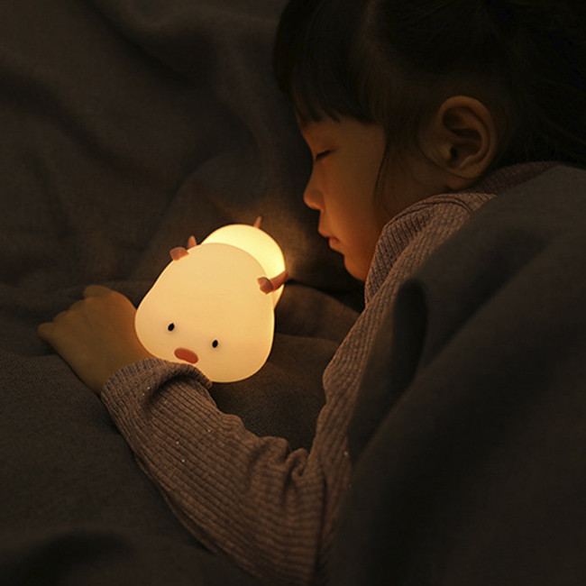 đèn ngủ heo con thiên sứ