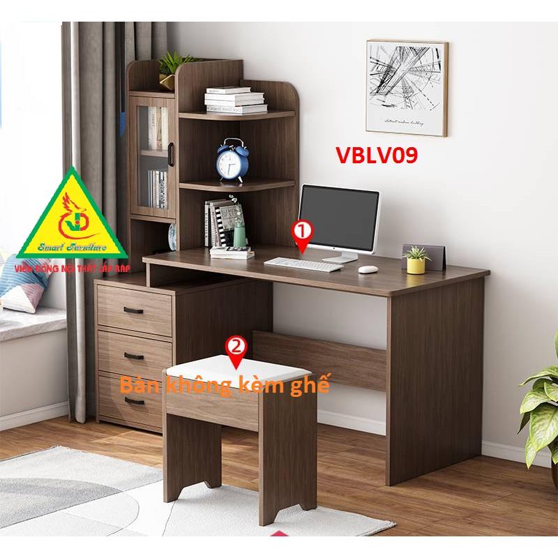 Bàn làm việc kết hợp kệ sách VBLV09A