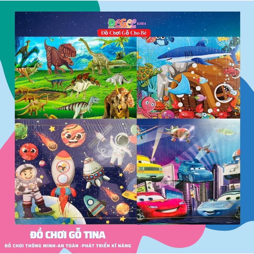 Tranh Ghép Hình - Đồ Chơi Tranh Ghép Hình Cho Bé VIVITOYS 200 Mảnh MẪU MỚI Sắc Nét An Toàn Rèn Luyện Tư Duy Cực Đẹp