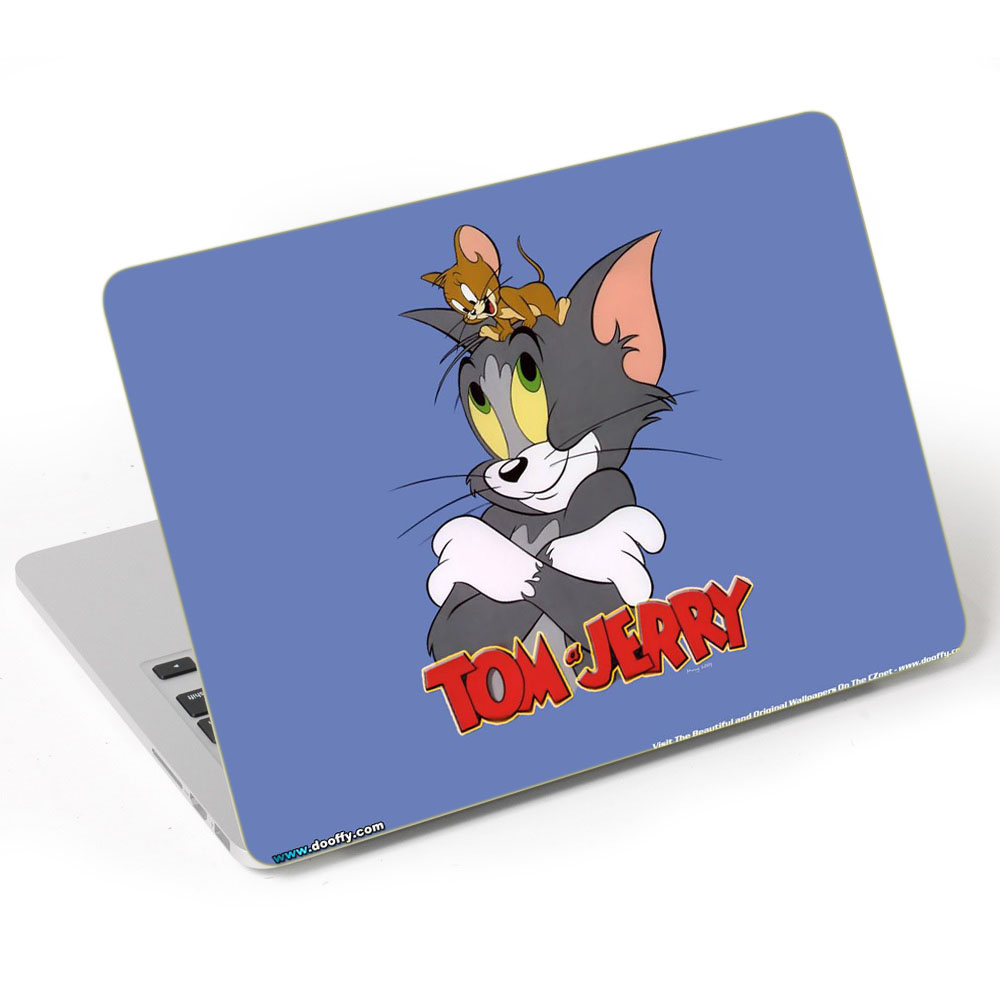 Miếng Dán Skin Trang Trí Mặt Ngoài + Lót Tay Laptop Hoạt Hình LTHH - 814