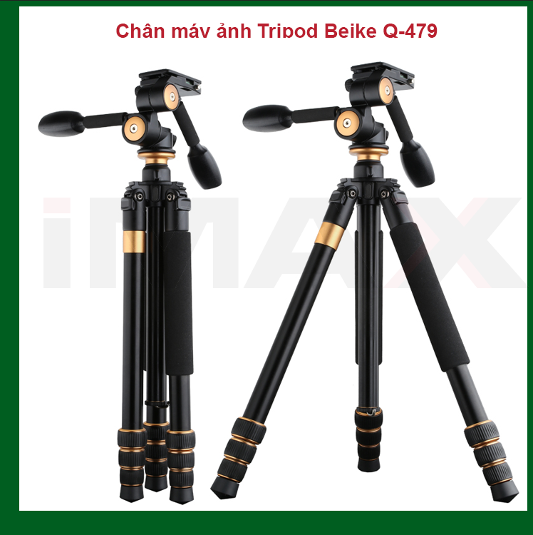 CHÂN MÁY ẢNH TRIPOD BEIKE Q-479 - HÀNG NHẬP KHẨU