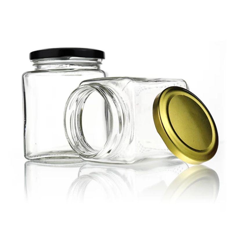 HŨ THỦY TINH VUÔNG 100ML NẮP THIẾC ĐỰNG ĐỒ ĐA NĂNG