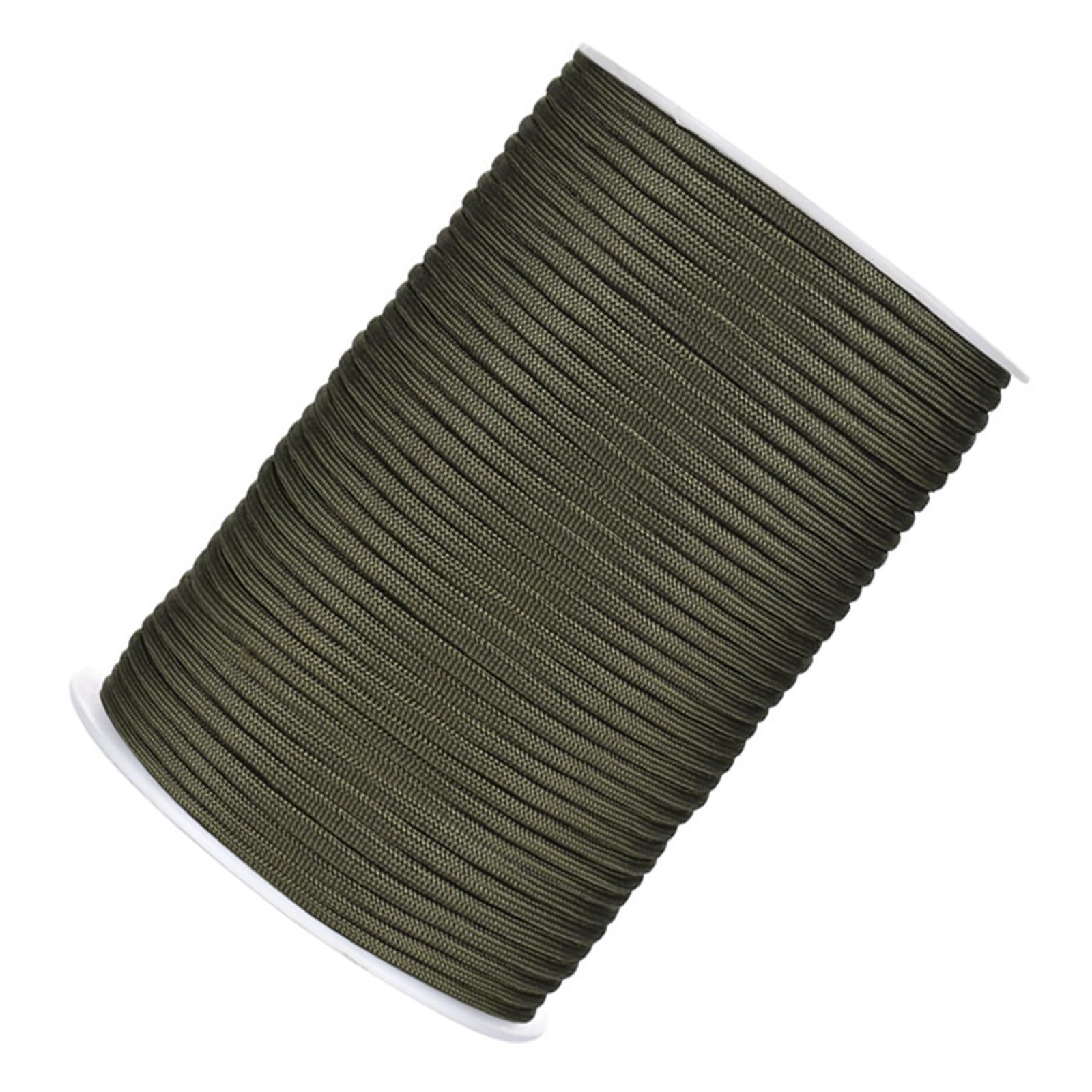 550 Parachute Cord Awning Gazebo Backpacking Fishing Cord Hammock Green