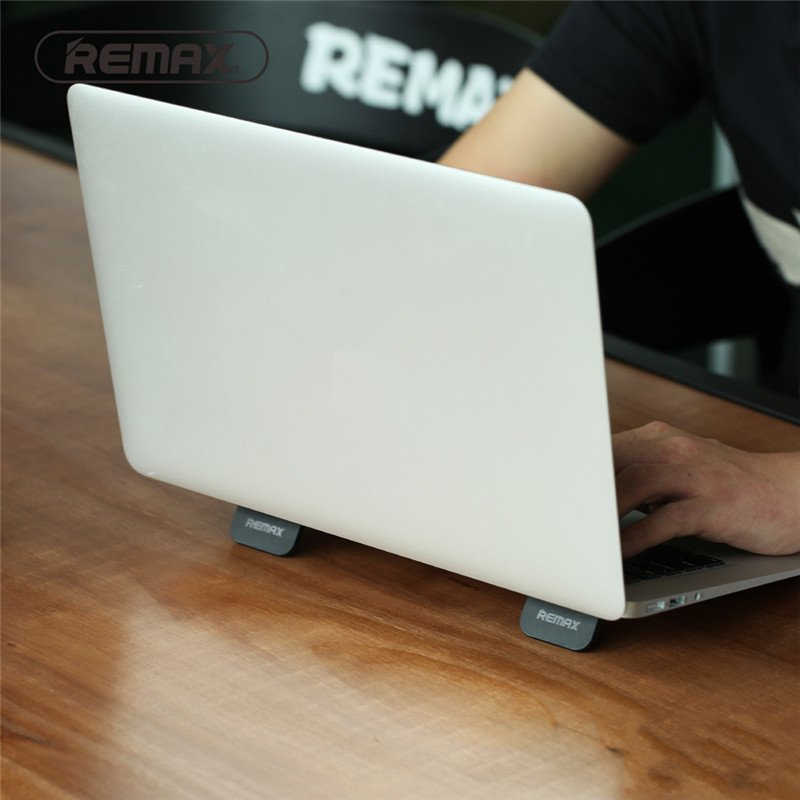 Giá đỡ tản nhiệt mini siêu nhỏ gọn cho Macbook / laptop hiệu Remax X2 (thiết kế chắn chắn, nhỏ gọn tiện dụng) - Hàng nhập khẩu