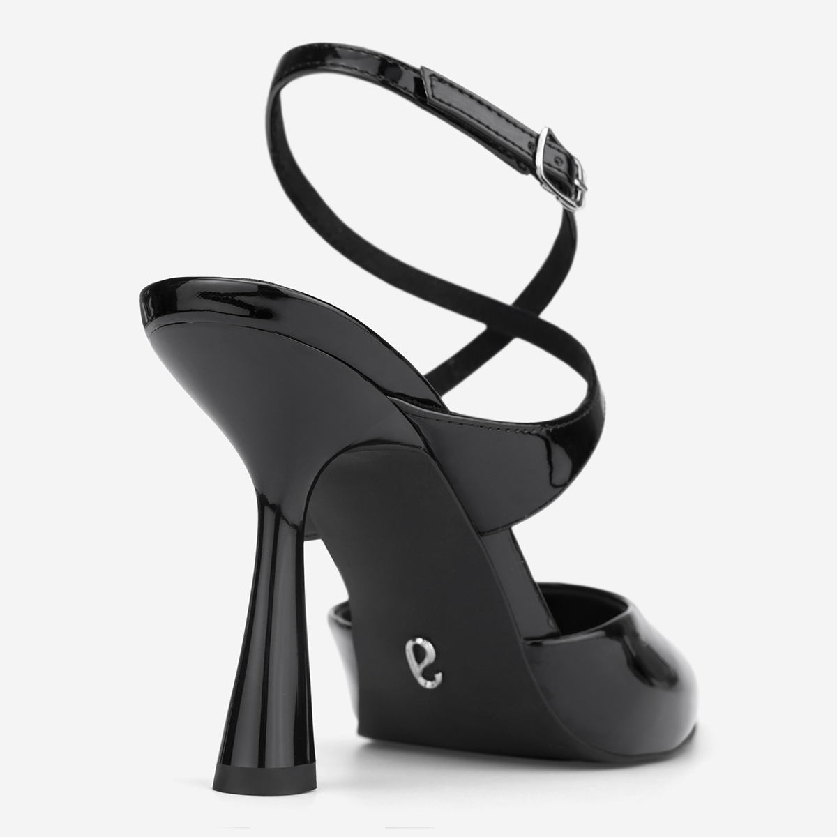 Vascara Giày Bít Mũi Spool Heel Quai Chéo - BMN 0707