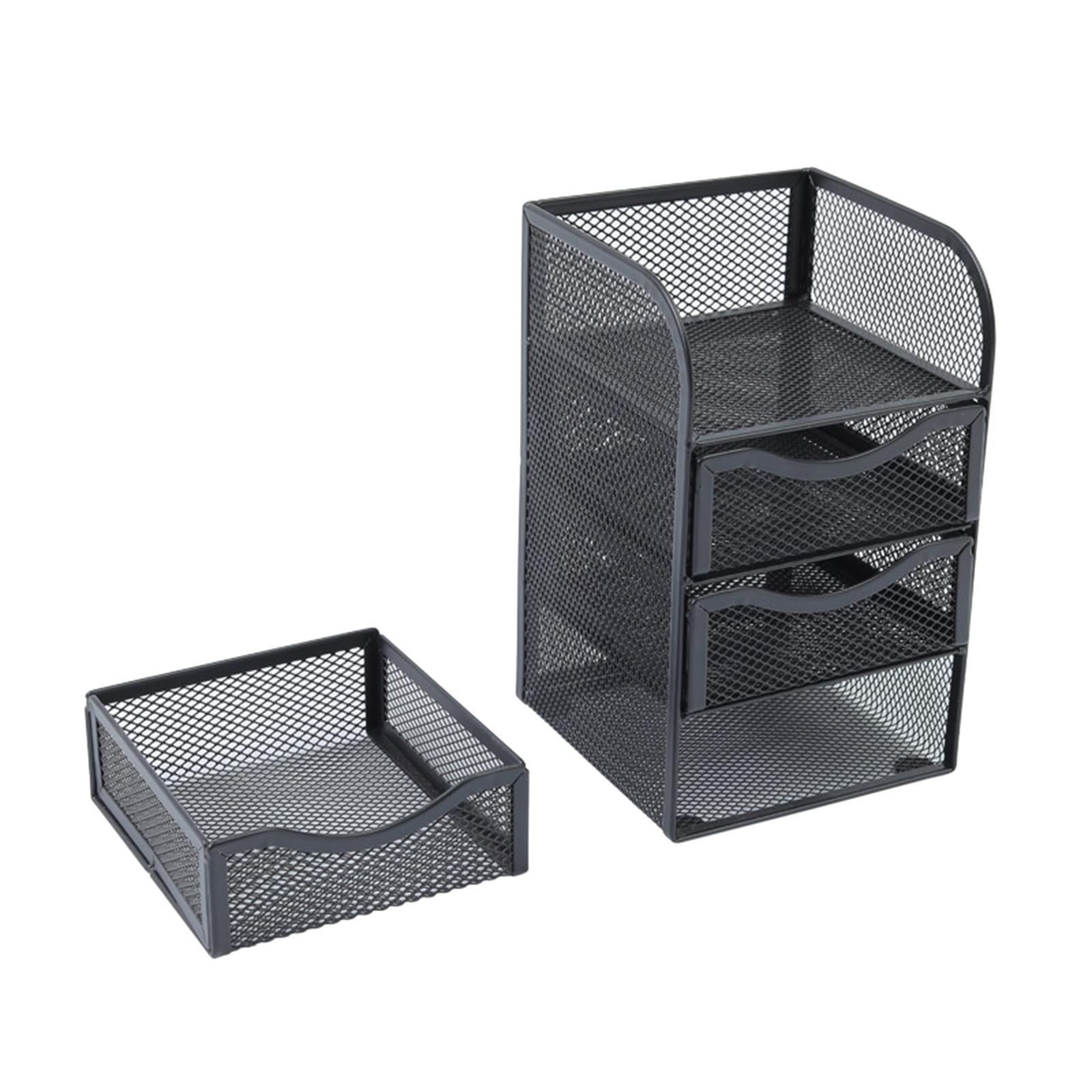 3-Tier Paper Organizer Letter Tray Letter Shelf Rack Paper Letter Tray Organizer for School