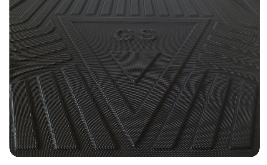 Thảm lót cốp dành cho xe Lexus GS 2013- 2018 chất liệu TPV cao cấp màu đen