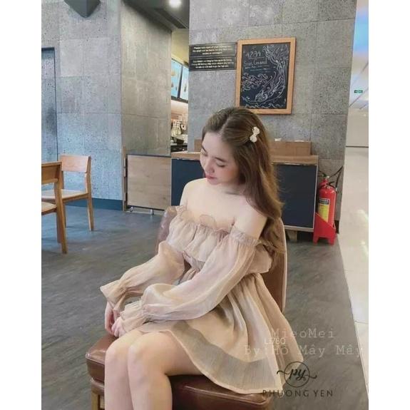 Mua SET YẾM VÁY KAKI DÁNG THỤNG ULLAZANG  YẾM DÀI HÀN QUỐC MIX ÁO PHÔNG  TAY LỠ TRẮNG  Yeep