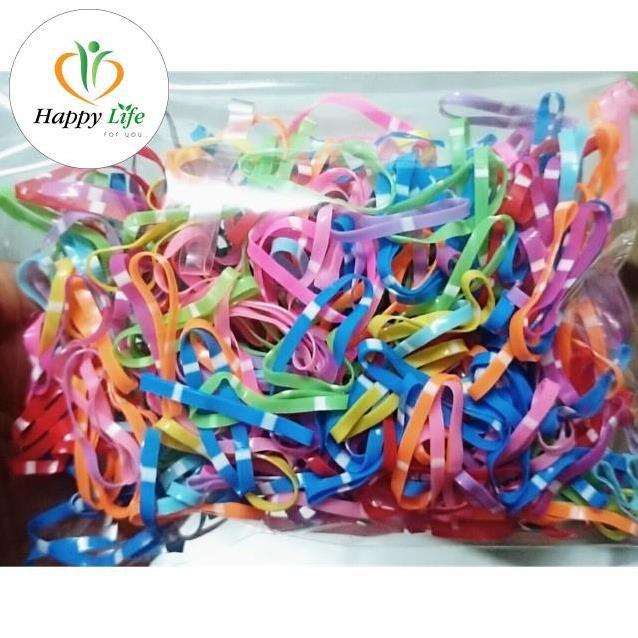 TÚI DÂY CHUN CỘT TÓC NHIỀU MÀU - túi 10g