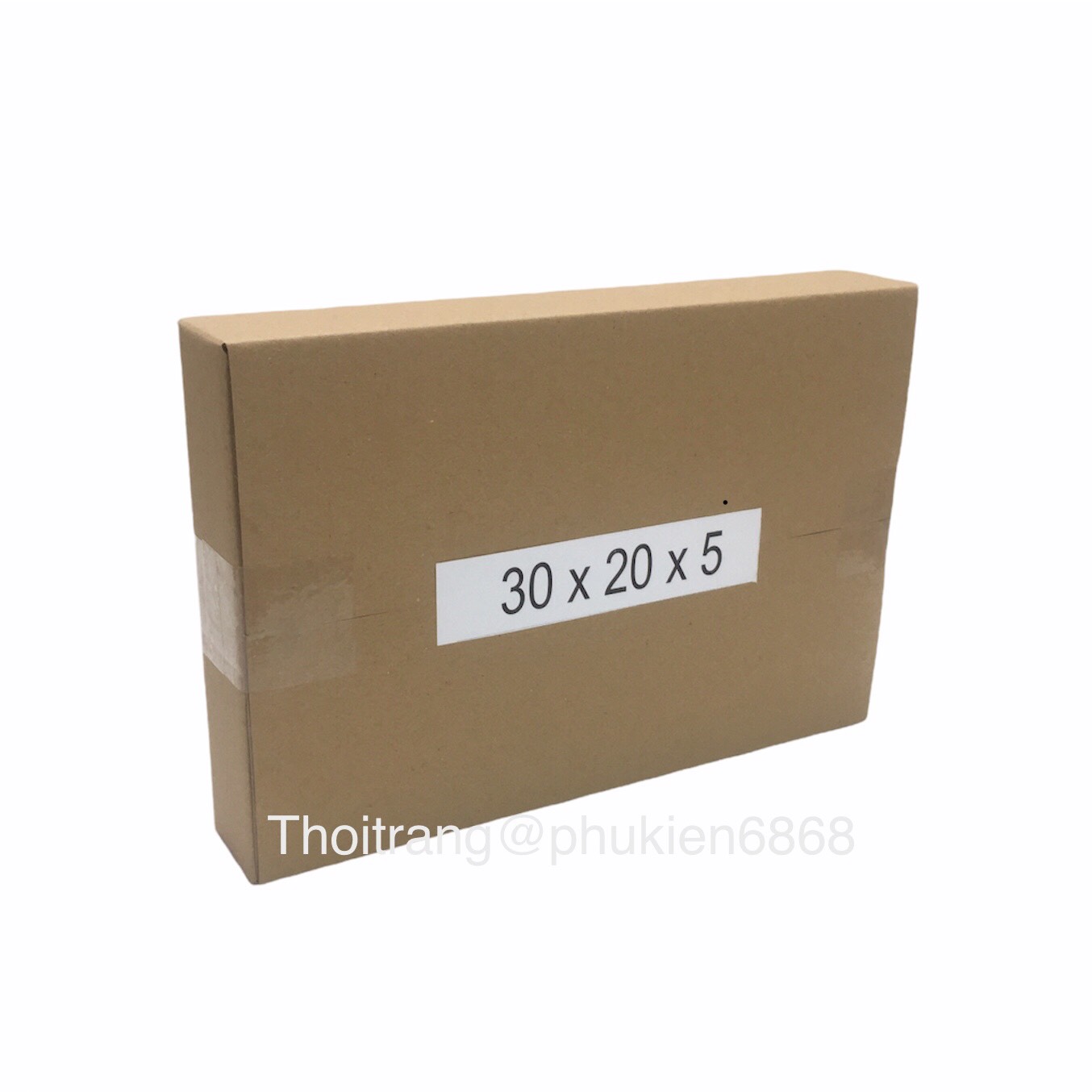 30x20x5 Combo 10 hộp carton đóng hàng cỡ vừa size 30*20*5