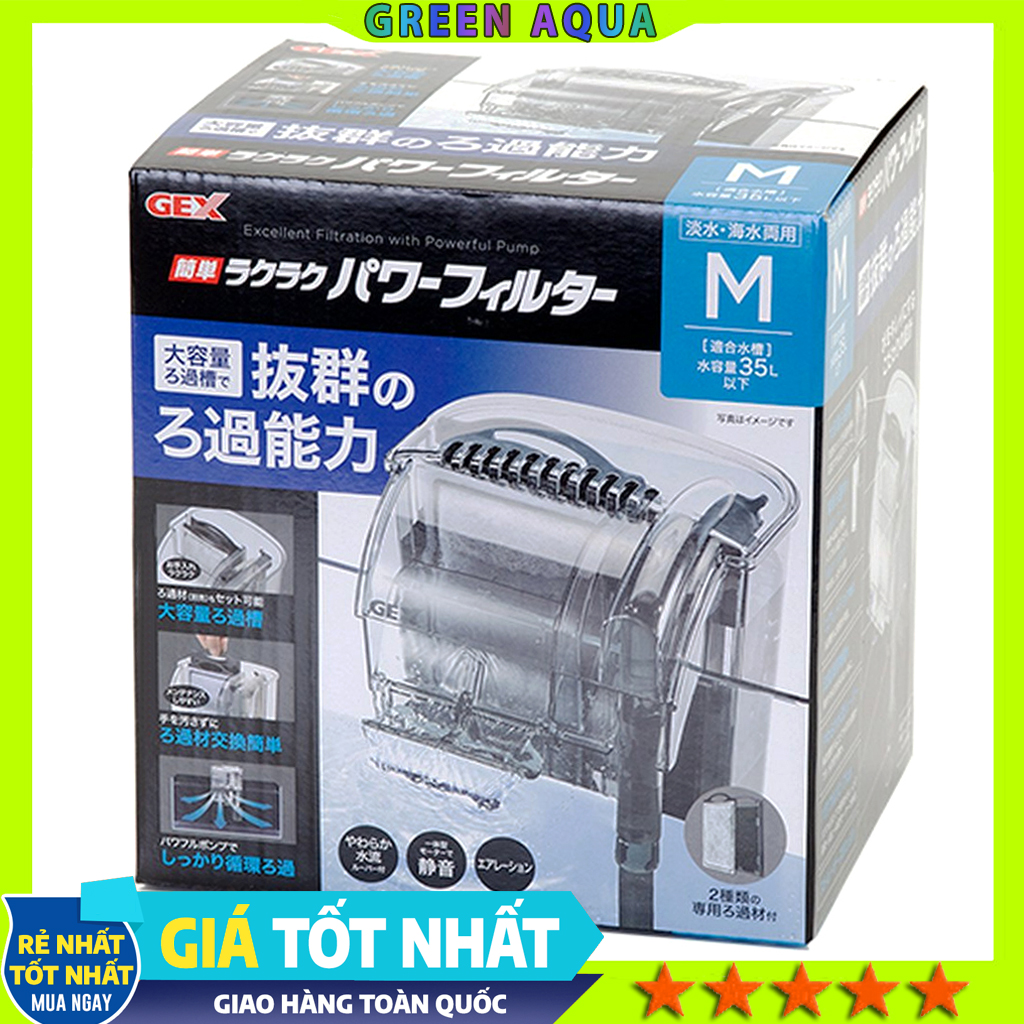 GEX - Power Filter M | Máy lọc thác cao cấp cho hồ cá thủy sinh