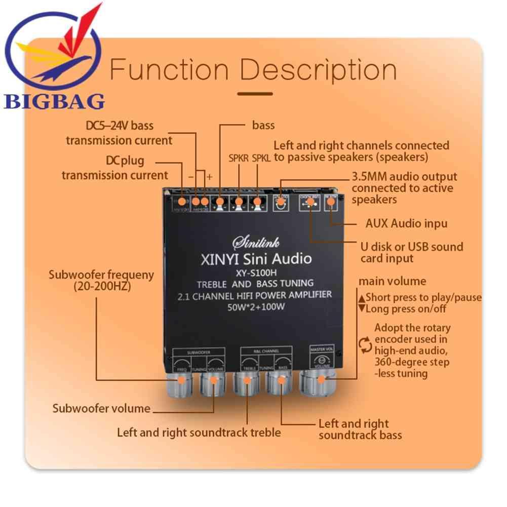 Bảng Mạch Khuếch Đại Âm Thanh XY-S100H 50Wx2 + 100W 2.1 Chuyên Dụng