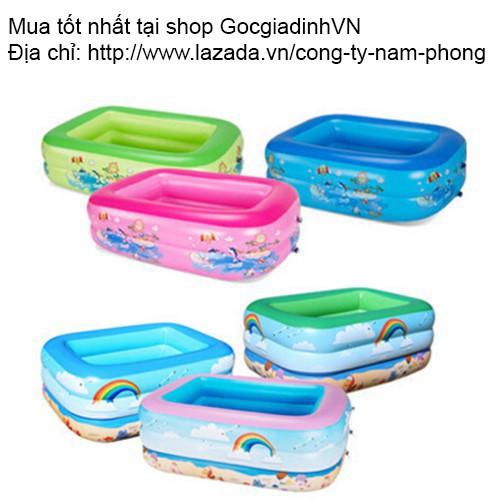 BỂ BƠI 130 CM CAO 3 TẦNG CHO BÉ (mỗi tầng 20cm