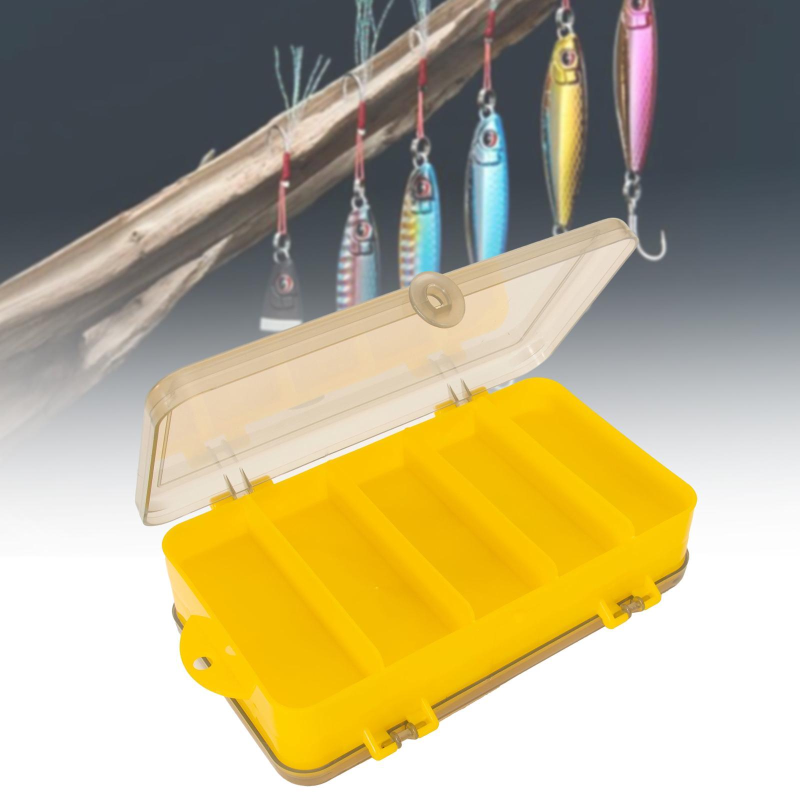 Fishing Tackle Box Double Sided Trays Container Equipment Accessories Tool