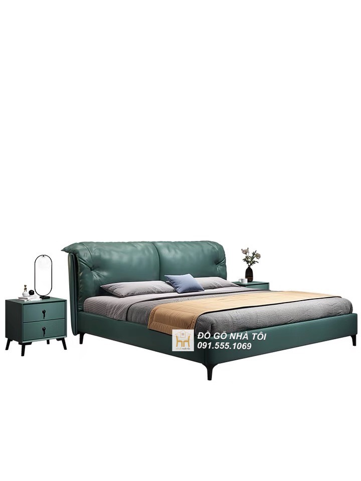 Mẫu Giường Ngủ Bọc Nệm Hiện Đại Đẹp Nhất - GNB02