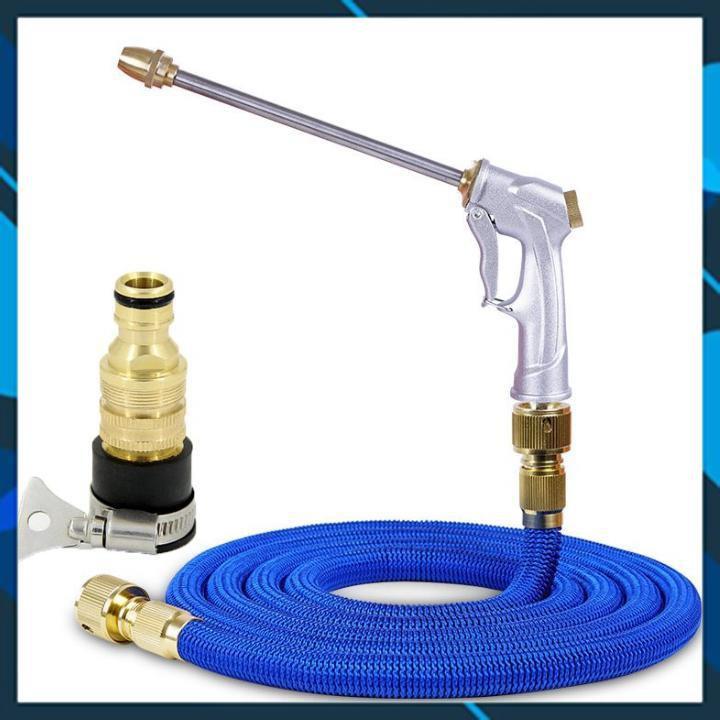 Bộ dây và vòi xịt tăng áp lực nước rửa xe tưới cây loại 7.5m 206733