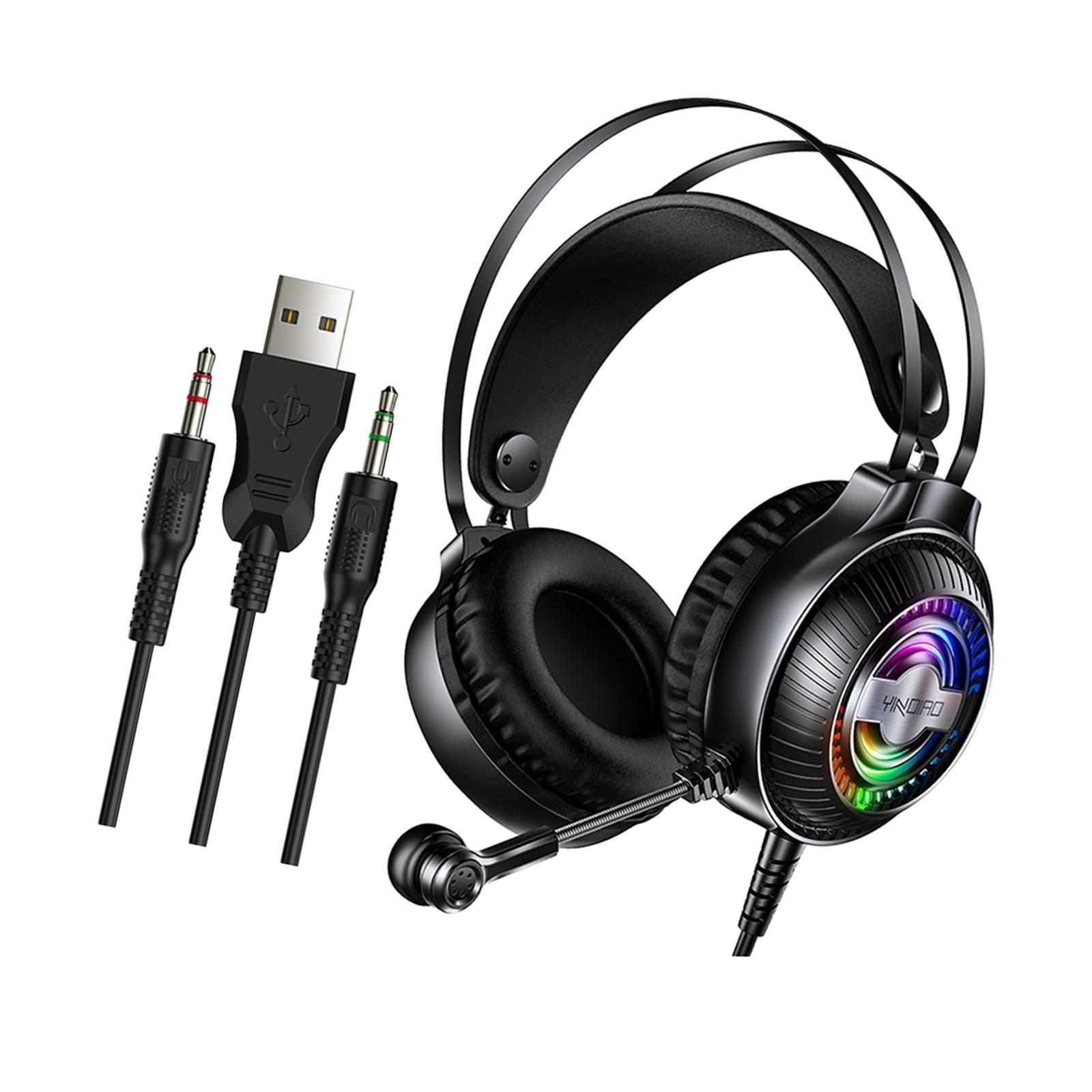 Bass Stereo Over Ear Gaming Headset Headphones for Gamer