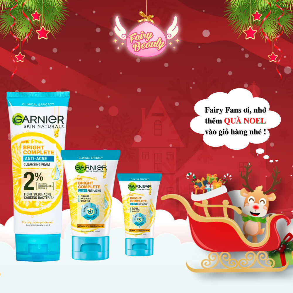 Sữa Rửa Mặt 3 Trong 1 Giúp Ngăn Ngừa Mụn & Thông Thoáng Lỗ Chân Lông Bright Complete Anti-Acnes 50/90/100ml