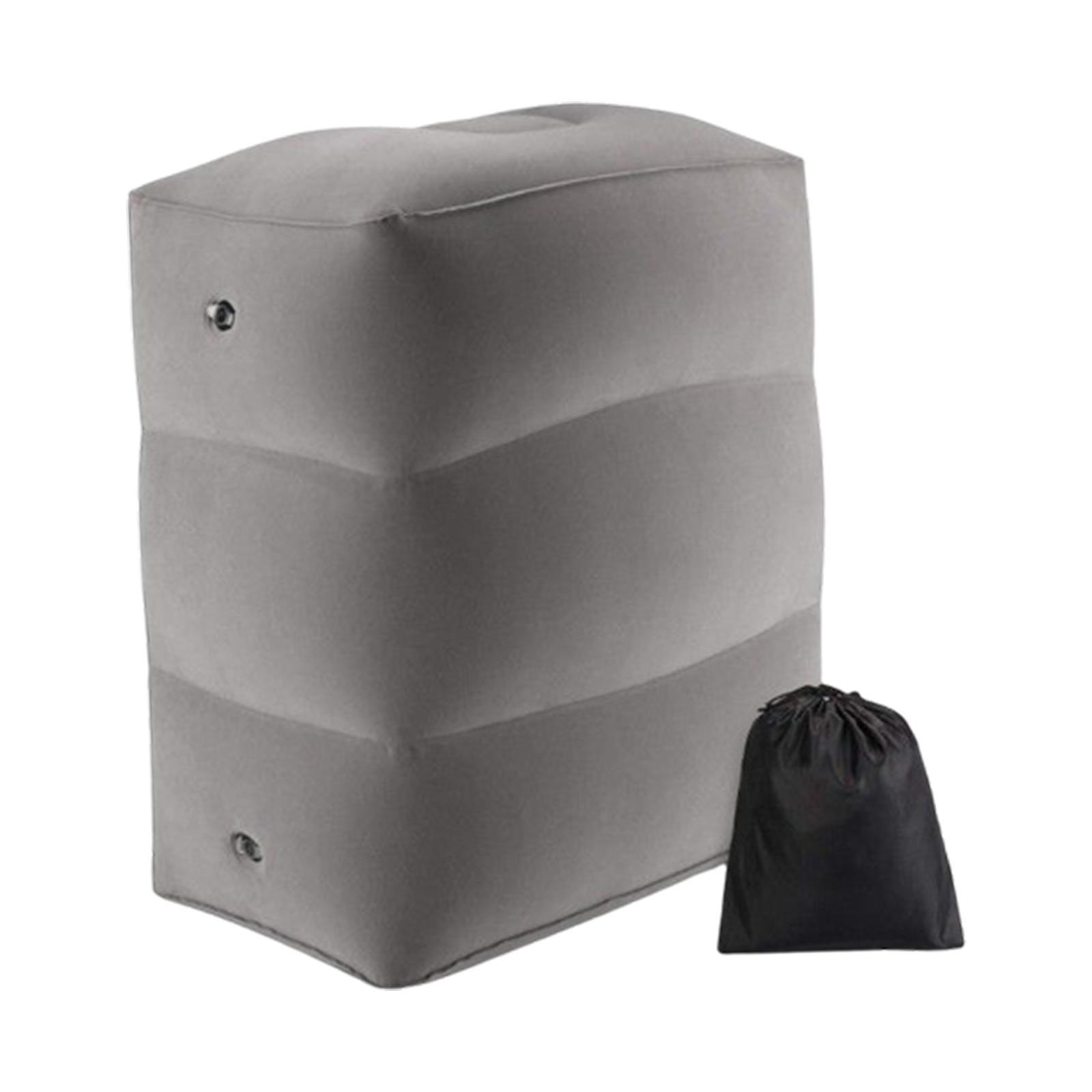 Foldable Inflatable Footrest Pillow Rest Pillow for Picnic Camping Home