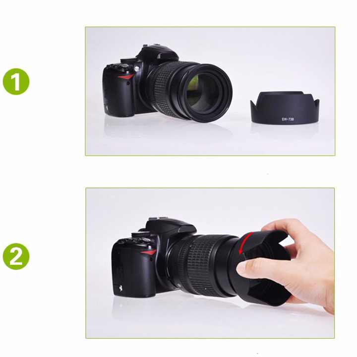 Loa che nắng HB-32 cho ống kính Nikon 18-140mm f:3.5-5.6G ED VR